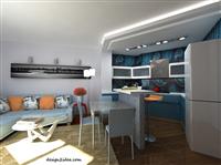 Дизайн предложение кухни-столовой (Новая квартира - новая жизнь)